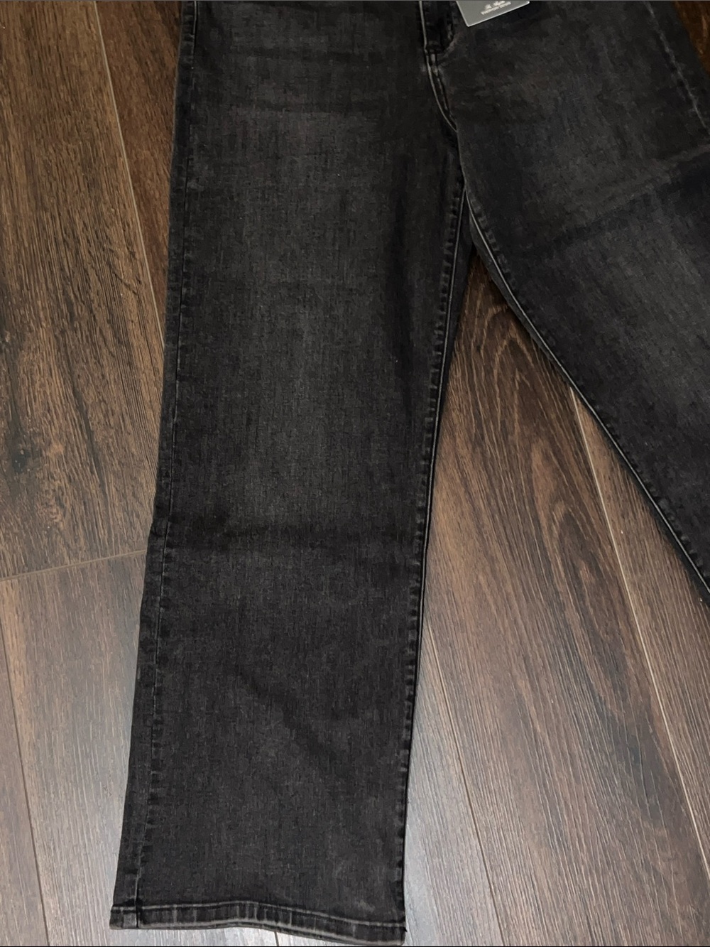 Indigo Six High Rise Slim Straight Jeans, Washed Black, Size:31/12 - Picture 5 of 11